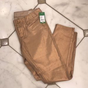 Lilly Pulitzer worth skinny jean in rose gold